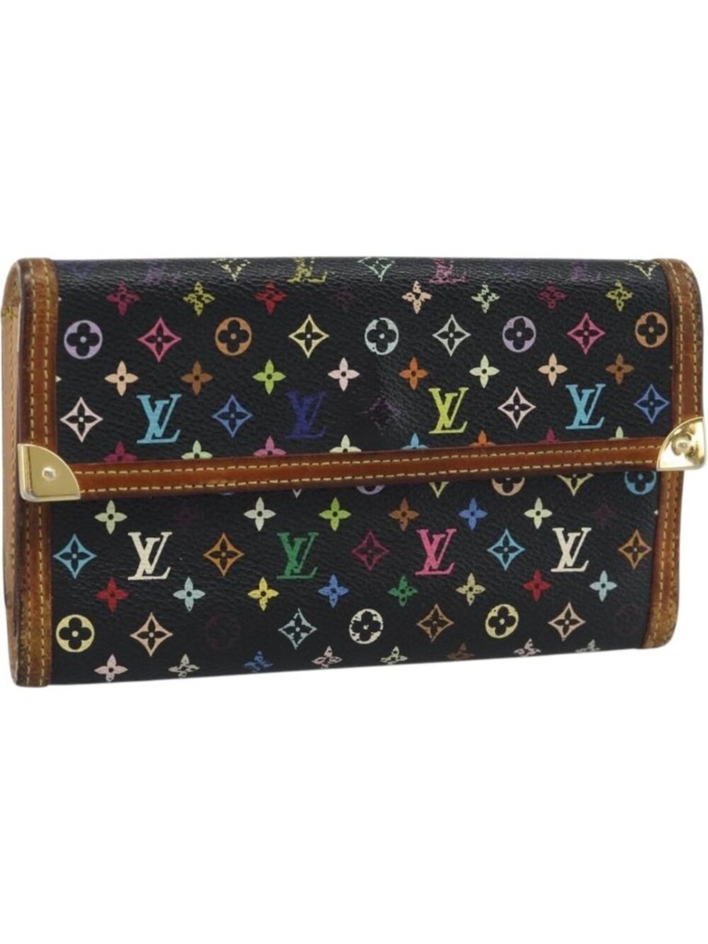 LOUIS VUITTON Monogram Multicolor Porte Tresor International M92658